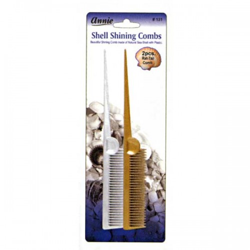 Annie Shell Shining Rat Tail Comb #131